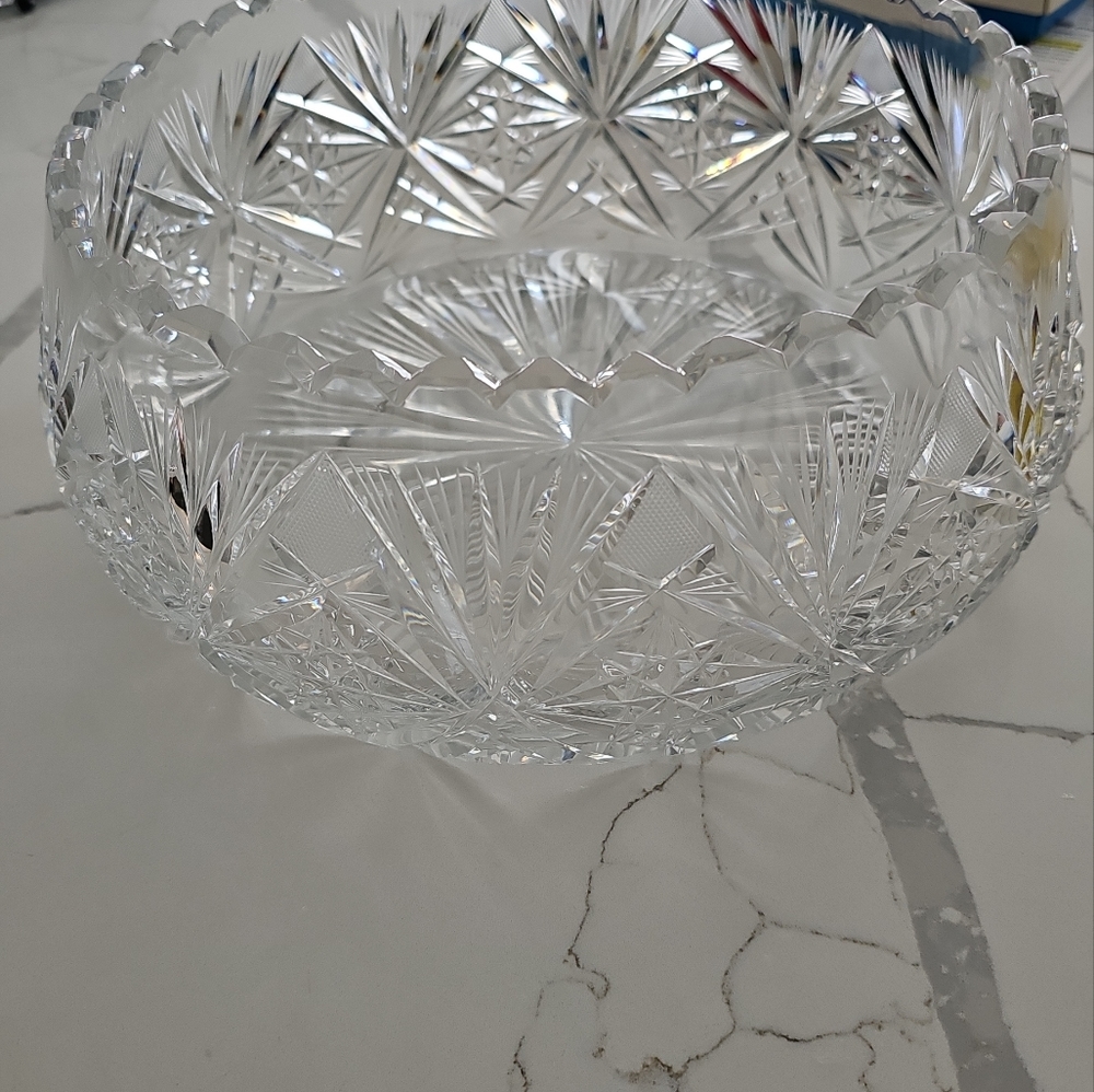 Crystal extra large bowl